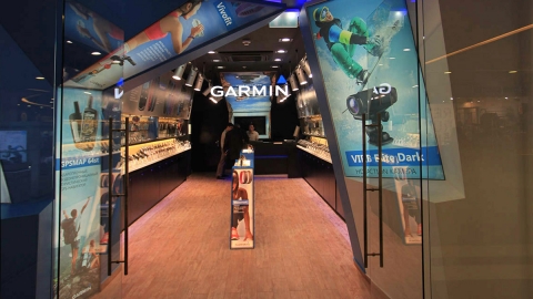 Создание flash-баннера «Магазин Garmin в ТЦ Галерея»